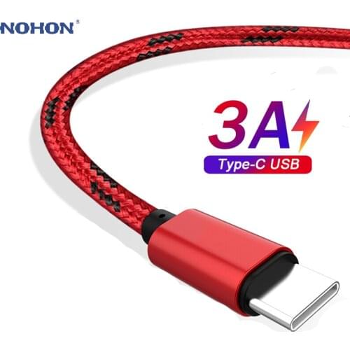 1 2 3 m USB Type C Fast Charging Data Cord Charger Cable For Samsung S10 S9 S8 Xiaomi Huawei Mobile Phone Origin Wire Long Short
