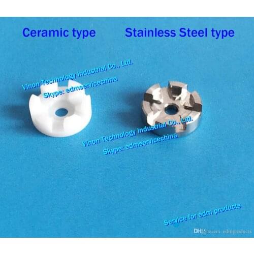 1pc) 100431958 edm Diffuser Ø0.8mm (Ceramic type) Upper for ROBOFIL 230,240 Charmilles edm parts 100.431.958 Ceramic Threading