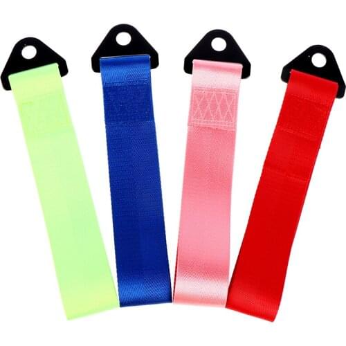 1pcs 26Cm High Strength Nylon Tow Strap Universal Car Racing Tow Ropes