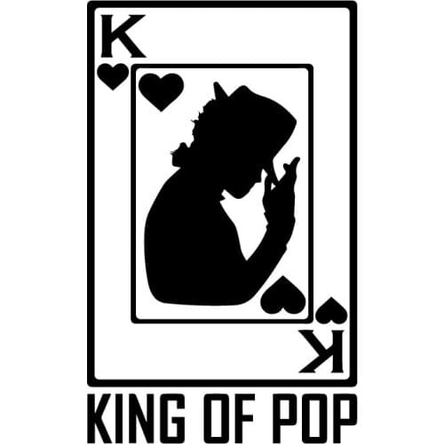 10.4CM*17CM Michael Jackson Car Sticker Fashion Car Styling Car Accessories Stickers