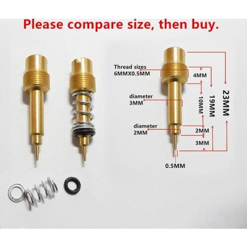 2PCS fuel ratio adjusting screw)Keihin the carb air screw for a variety carburetor CBR22 CB400VTEC Fuel Screws