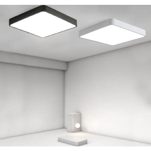 220V Modern 3CCT Dimmable Light Led Square High Brightness Light Bedroom Balcony Simple Lighting