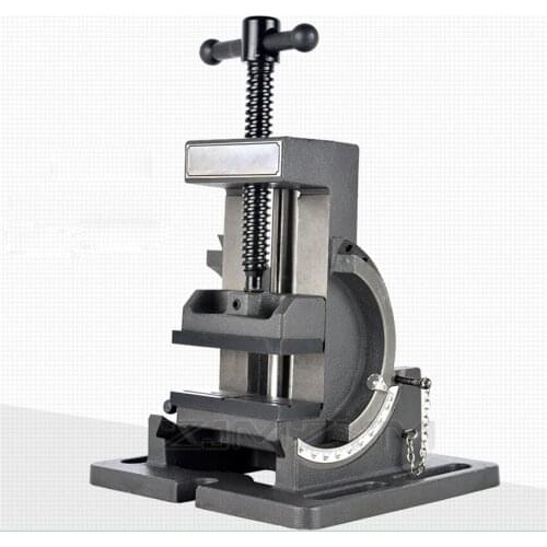 4-inch Tilting Guide Rod Angle Flat-nose Pliers Small Vise Drill Press Bench Vise 90 Degree Inclination Bench Drill Fixture Vise