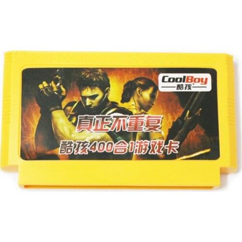 400 in 1 Real Game No Repeat 8 Bit 60 Pin Game Card For D99