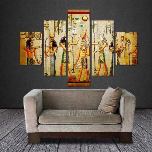5d diamond painting 5 pcs Ancient Egyptian diamond embroidery full square round cross stitch set mosaic diamond home art,FS307