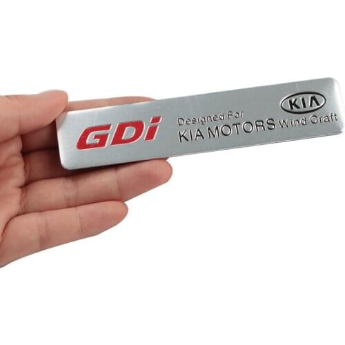 Car Decoration Stickers Logo 3D Aluminium Emblem Badge Decal For KIA Cerato Sportage R K2 K3 K5 RIO 3 4 sorento