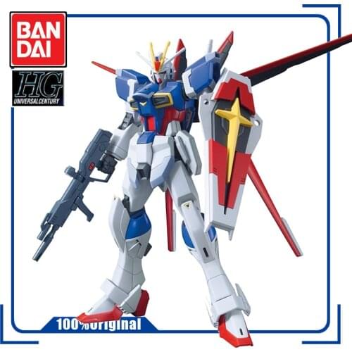 BANDAI HG 1/144 ZGMF-X56S/a Force Impulse Gundam Assembly Model Action Toy Figures Gifts for Children
