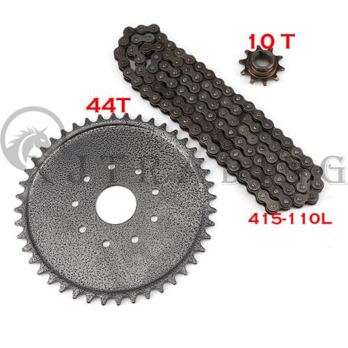 415 chain 110 chain link with sprocket and drive sprocket suitable for 49cc 60cc 66cc 80cc electric bicycle parts