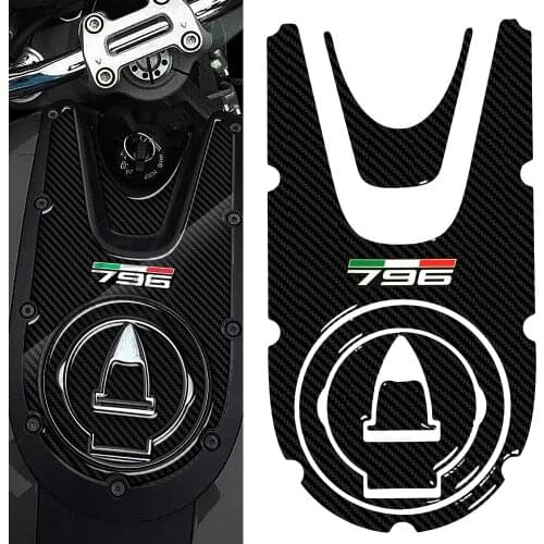 3D Carbon-Look Motorcycle Tank Pad Protector Case for Ducati Monster 796 2008-2014