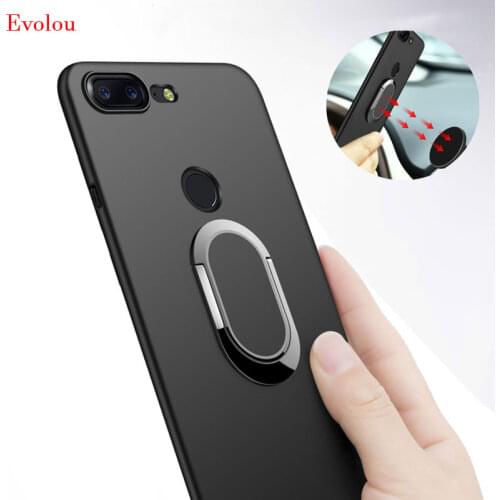 Magnet Ring Holder Silicone Back Cover Holder TPU Case for Samsung A5 A6 A8 2018 A5 A3 A7 2017 S7 S6 Edge S5 J7 J5 J3 2016 Cover