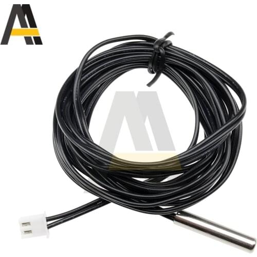 Temperature Sensing Probe MF58 3950 3435 NTC/PTC Wire High Temperature Thermistor 10K 1% 0.3M/1M Accuracy Temperature Sensor