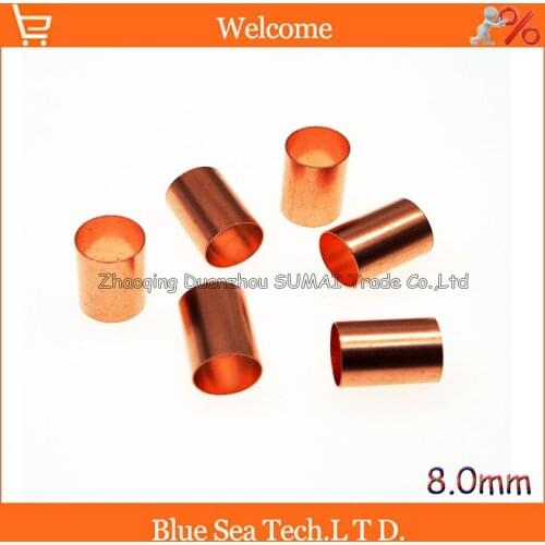 8.0mm Copper wire terminal,Pipe/circular tube terminal,Tubular terminal for maintenance and modification