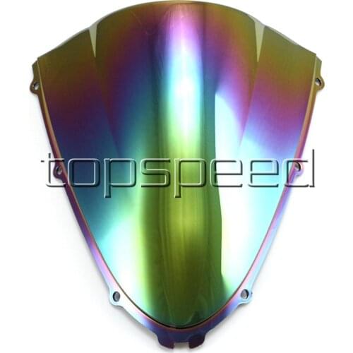 Motorcycle Windshield Windscreen For Kawasaki Ninja ZX14R 2006-2015 Iridium