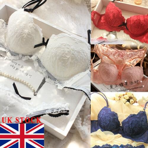 Fashion fashion lace sexy thin deep V-neck push up underwear hot-selling vintage solid color bra set