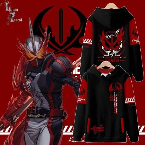 Kamen Rider Printing Men/Women Autumn Fashion Zipper Hoodies Sweatshirt Long Sleeves Pollover Plus Size