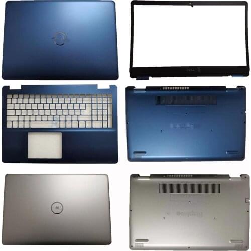 For new DELL inspiron 15 5584 back cover bezel upper top bottom case lower cover laptop shell silver blue 0GYCJR 02T6HN 0DFX5J