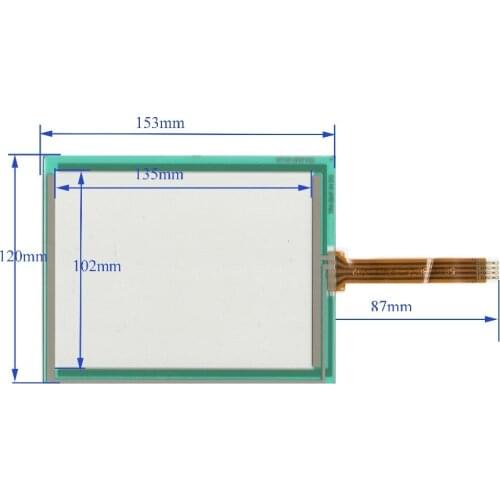 New touch screen for panel only touch screen or glass 6.4inch TR4-064F-04 UN 153*120mm
