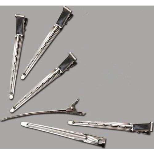 Fashion Hot Pro Salon ilver Hairdressing Tools Duck Mouth Hairdresser Hair Clip Clips For Hair Styling