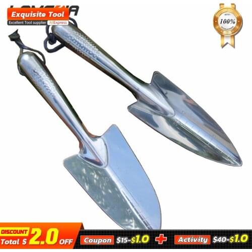 Stainless Steel Scale Garden Shovel Potted Planting Outdoor Farm Gardening Tools