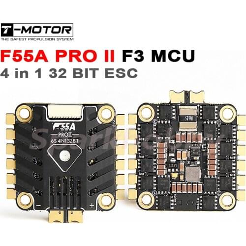 TMOTOR F55A PRO II 6S 4IN1 32 BIT F3 MCU Brushless ESC Speed Controller HYBIRD POWER BLHELI_32 10V 2A BEC for RC Racing Drones