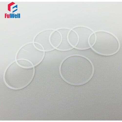 Food Grade Silicone O-rings White 1mm Thickness O-rings Sealing Gasket OD 26/28/30/32/35mm Rubber Ring Washer Grommets