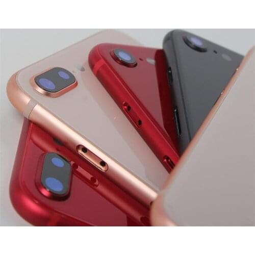 High Quality Back Cover Housing With Middle Frame Chassis For iPhone 8 8P Plus Battery Rear Lens Housing Replace Repair Parts