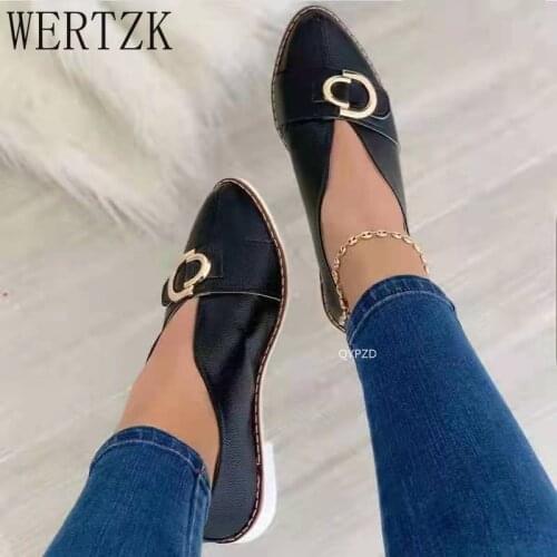 Wertzk Women's Ballet Flats With Heels