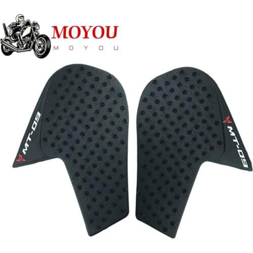 For Yamaha MT-09 MT 09 2013 to 2016 2017 2018 Motorcycle Protector Anti slip Tank Pad Sticker Gas Knee Grip Traction Side Decal
