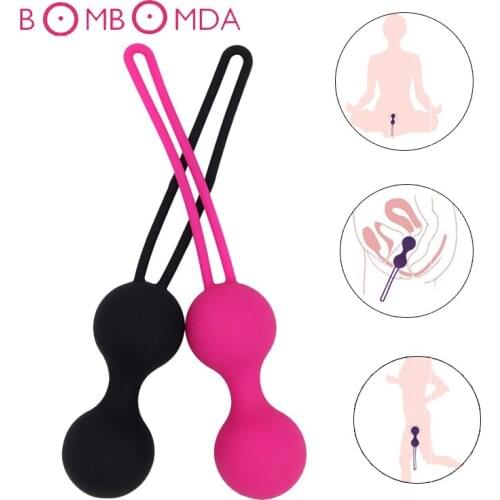Female Vaginal Tightening Kegel Ball Massager Silicone Smart Vaginal Trainer Exercise Love Ben Wa Ball Adults Sex Toys for Woman