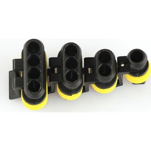 352/240/96/10 Pcs HID Waterproof Connectors 1/2/3/4/5/6 Pin Sets Car Electrical Wire Connector Truck Harness 300V 12A