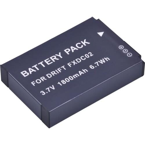 Batmax 1800mAh FXDC02 Battery for Drift 72-011-00 FXDC02 CFXDC02 HD Ghost Ghost-S HD720
