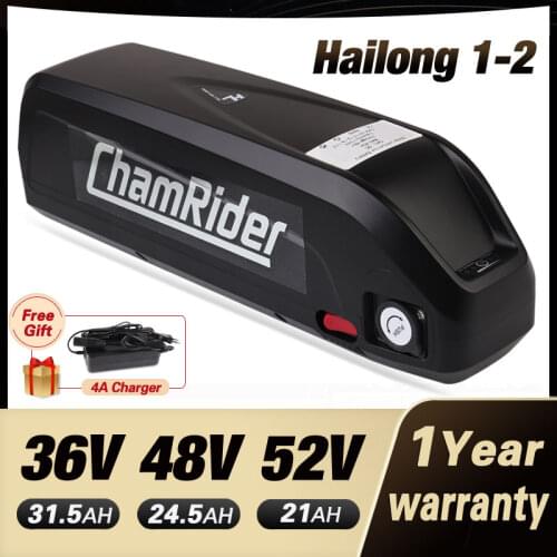 18650 48V Battery 52V ebike Battery Hailong Downtube 20AH 30A 40A BMS 350W 500W 750W 1000W 1500W 18650 Cell BBS02 BBS03 BBSHD