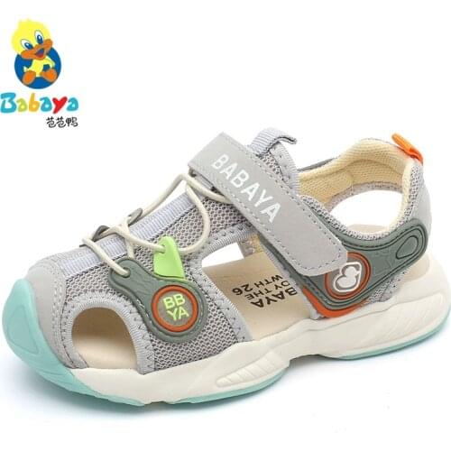 Babaya Children Sandals Boys Beach Shoes Baby Shoes Soft Bottom 2020 Summer New Girls Beach Sandals