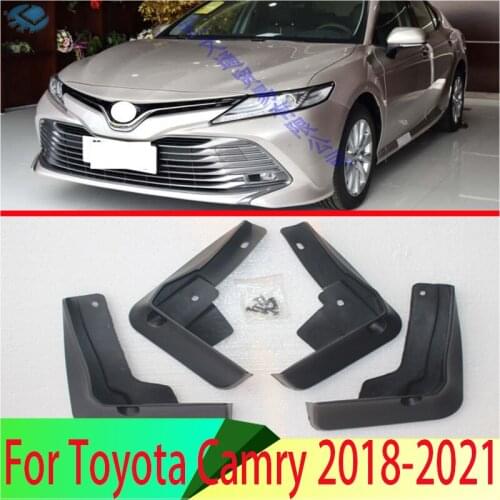 For Toyota Camry 2018 2019 4PCS Mud Flaps Splash Guards Fender Mudguard Kit Mud Flap Splash Guards Mudguard Car styling