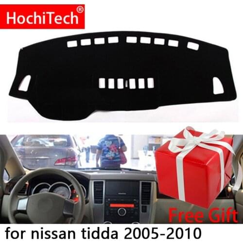 For Nissan Tiida C11 2007- 2011 Right and Left Hand Drive Car Dashboard Covers Mat Shade Cushion Pad Carpets Accessories