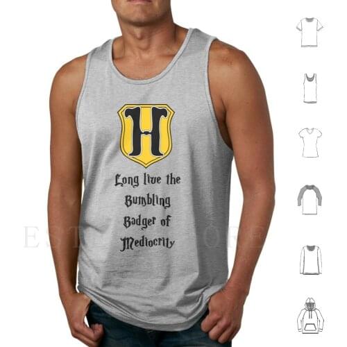 Long Live The Bumbling Badger... Tank Tops Vest Sleeveless Long Live Bumbling Badger Mediocrity Potter Mitchell Webb Funny