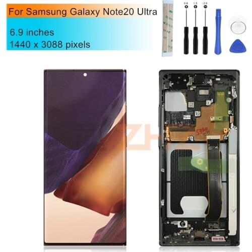 For Samsung Galaxy Note 20 Ultra LCD SM-N985F SM-N985F/D LCD Display Touch Screen Digitizer Assembly Replacement 6.9"