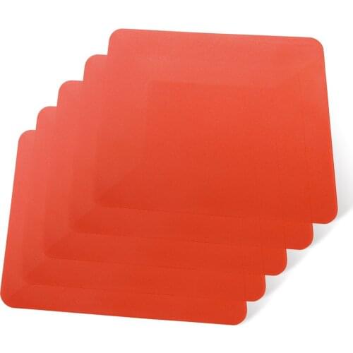 FOSHIO 5PCS Soft Carbon Fiber Vinyl Squeegee Scraper Window Tinting Tool Vinyl Car Wrap Tool Sticker Film Installation Past Tool