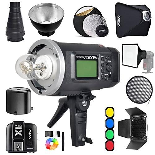Godox AD600BM Bowens Mount 600Ws GN87 1/8000 HSS Outdoor Flash Strobe Monolight with X1T Wireless Trigger/ 32"X32"Softbox/ Stand