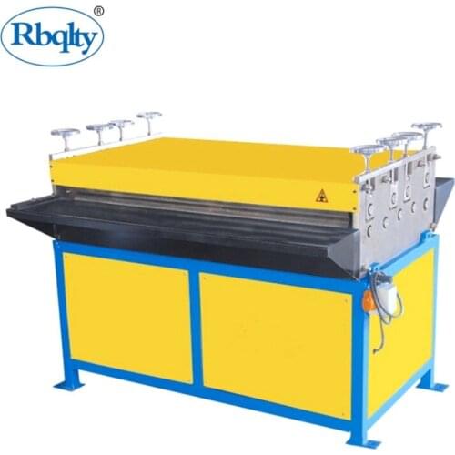 HVAC duct making leveling beading machine bead roller