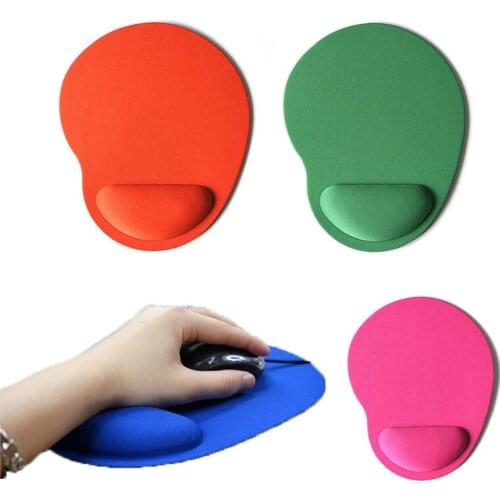 Mouse Pad Mat Desk Pad With Wrist Protect Anti-Slip Gel Wrist Support For PC Macbook Laptop Computer Ergonomic Comfort Wristband