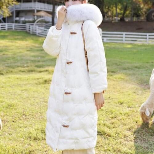 Real Fox Fur Collar Jackets Woman Winter Duck Down Coats Women Warm Parkas Famale Jacket with Embroidery Jaqueta Feminina SQQ187