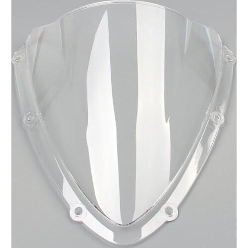 Motorcycle Clear Double Bubble Windscreen Windshield Screen ABS Shield Fit For Suzuki GSXR600 GSX-R750 2008 2009 2010 K8