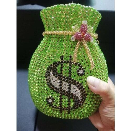 New Design Diamonds Beaded Handbags Girls Elegant Wedding Purses Ladies Luxury Celebrity Party Bag Clutch Wedding Bridal wallet