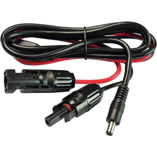 JKM Solar connector to DC5.5*2.1 solar panel connection battery DC adapter 35135 5525 Compatible for Solar Panel Suitcase