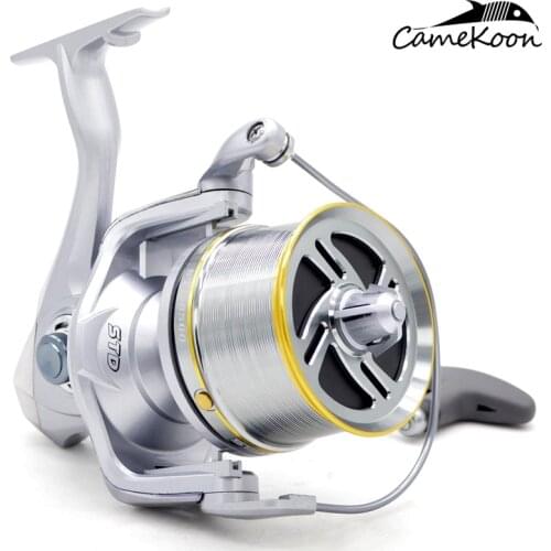 CAMEKOON Tournament Surf Spinning Fishing Reel Fixed Spool Beach Pier Carp Reel Trolling Long Short Casting Saltwater Fishing