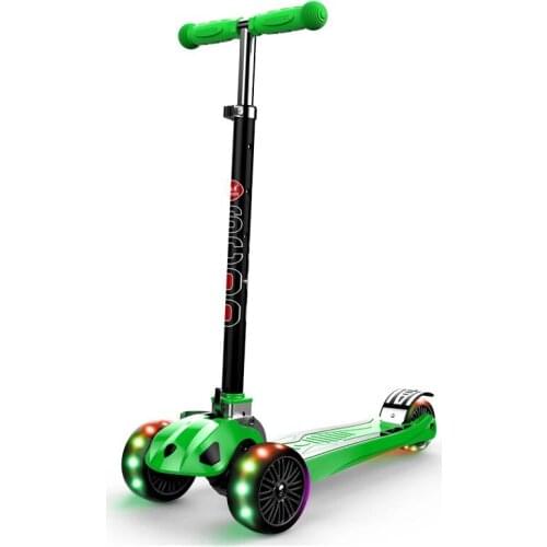 High quality 3-16 years old kick kids scooter adjustable, folding child tricycle scooter, 3 wheels scooter tricycle gift