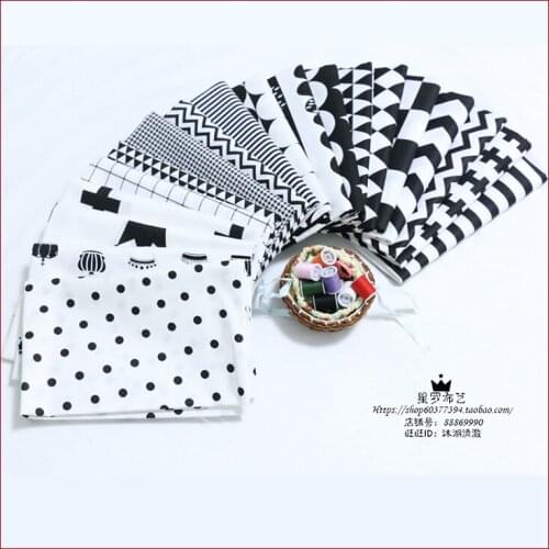 SMTA 50*160cm Cotton Fabric The Cloth Patchwork Fabrics By The Meter Fabric For Needlework Patchwork Accessories Vintage 180g/m