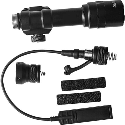 Tactical M600 M600B Scout Light Gun light Airsoft Rifle Mini Flashlight Pictinny Rail Hunting Keymod Rail Mount Weapon Light