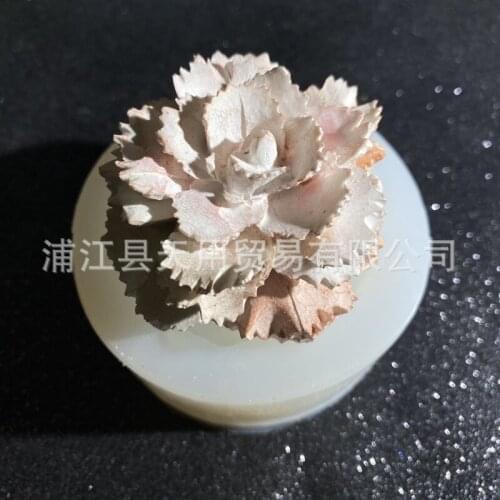 Three-Dimensional Rose Fondant Silica Gel Soap Mold Glue Tabletop Decoration 15-984